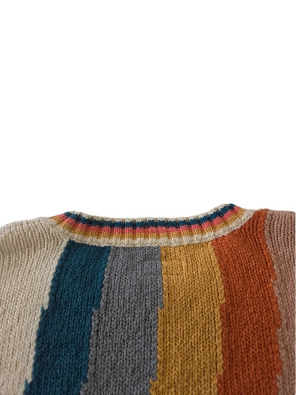 Mother The Itsy Crop Jumper Sweater Cotton Hypnotize Me Multicolor L - Picture 10 of 14